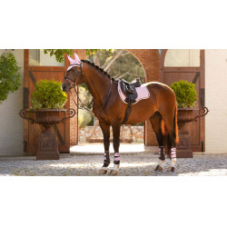 Tapis LeMieux Suede GP Square Blossom Rose