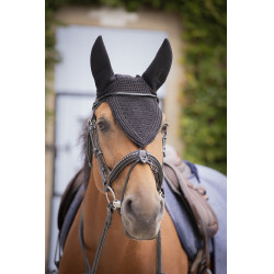 Geluidloze lange Pro Katoen Paddock Cap Zwart