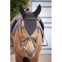 Geluidloze lange Pro Katoen Paddock Cap Zwart Geluidloze lange Pro Katoen Paddock Cap Zwart