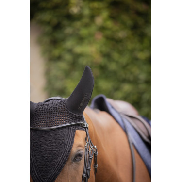 Geluidloze lange Pro Katoen Paddock Cap Zwart