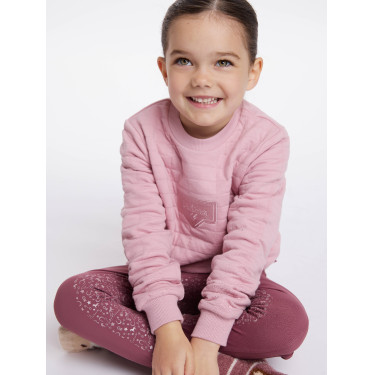 Mini LeMieux Cici Crew Trui Bloesem Roze Mini LeMieux Cici Crew Trui Bloesem Roze