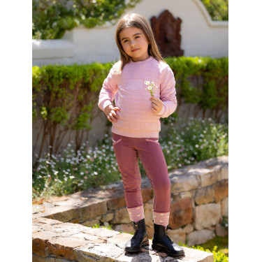 Mini LeMieux Cici Crew Trui Bloesem Roze Mini LeMieux Cici Crew Trui Bloesem Roze