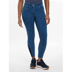 LeMieux Dolly Denim damesrijbroek Denim Blauw