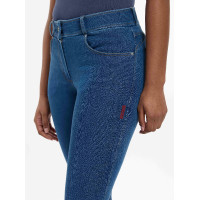 LeMieux Dolly Denim damesrijbroek Denim Blauw LeMieux Dolly Denim damesrijbroek Denim Blauw