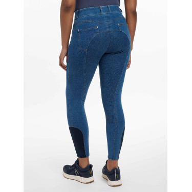 LeMieux Dolly Denim damesrijbroek Denim Blauw