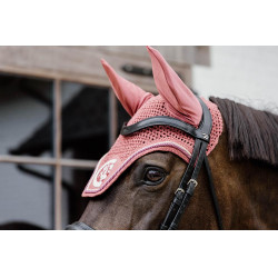 Bonnet anti-mouche Wellington 3D Logo rope Kentucky Fuchsia Rose