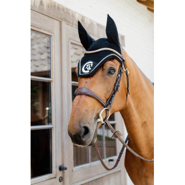 Bonnet anti-mouche Wellington 3D Logo rope Kentucky Noir Bonnet anti-mouche Wellington 3D Logo rope Kentucky Noir