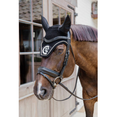 Bonnet anti-mouche Wellington 3D Logo rope Kentucky Noir Bonnet anti-mouche Wellington 3D Logo rope Kentucky Noir