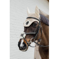 Bridon Muserolle Croisée Tressée D Collection Dy'on Noir Bridon Muserolle Croisée Tressée D Collection Dy'on Noir