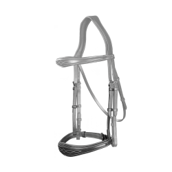 Anatomische Neusriem zonder Kinriem Collectie US Jumping Dy'on Zwart Anatomische Neusriem zonder Kinriem Collectie US Jumping Dy'on Zwart