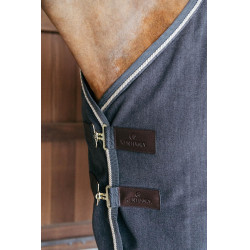 Droogdeken van vegan wol Kentucky Grijs