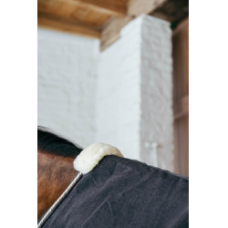 Droogdeken van vegan wol Kentucky Grijs