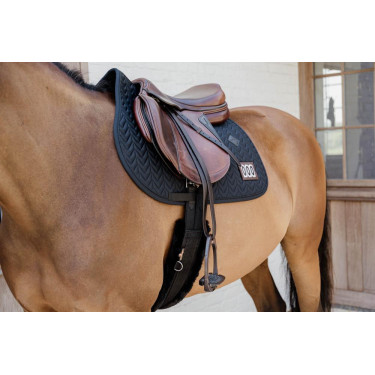 Tapis de selle compétition Fishbone avec 2 numéros Kentucky Jumping Tapis de selle compétition Fishbone avec 2 numéros Kentucky Jumping