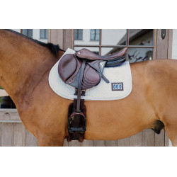 Tapis de selle compétition Fishbone avec 2 numéros Kentucky Jumping