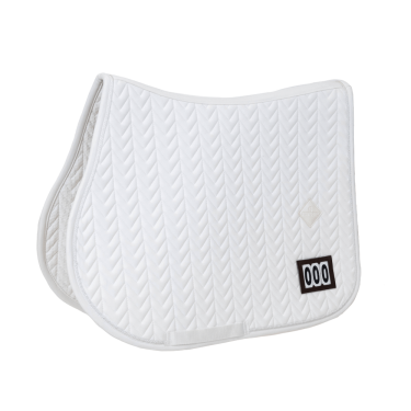 Tapis de selle compétition Fishbone avec 2 numéros Kentucky Jumping Tapis de selle compétition Fishbone avec 2 numéros Kentucky Jumping