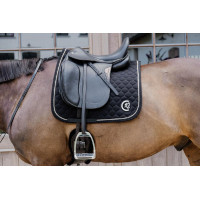 Tapis onion quilt 3D logo dressage Kentucky Noir