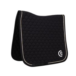 Tapis onion quilt 3D logo dressage Kentucky Noir