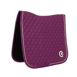 Tapis onion quilt 3D logo dressage Kentucky Mauve Violet