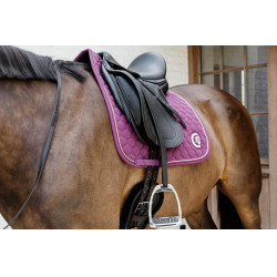 Tapis onion quilt 3D logo dressage Kentucky Mauve Violet