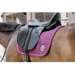 Tapis onion quilt 3D logo dressage Kentucky Mauve Violet