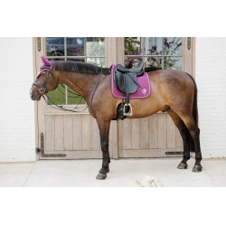 Tapis onion quilt 3D logo dressage Kentucky Mauve Violet