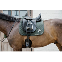 Tapis onion quilt 3D logo dressage Kentucky Vert sapin Tapis onion quilt 3D logo dressage Kentucky Vert sapin