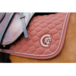 Tapis onion quilt 3D logo jumping beige Kentucky Fuchsia Rose