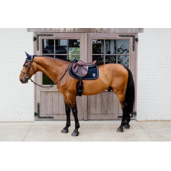 Tapis onion quilt 3D logo jumping beige Kentucky Marine Bleu marine