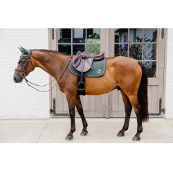 Tapis onion quilt 3D logo jumping beige Kentucky Vert sapin