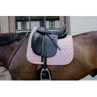 Tapis onion quilt rubber logoo dressage Kentucky Rose clair Tapis onion quilt rubber logoo dressage Kentucky Rose clair