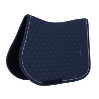 Tapijt ui quilt rubber logoo springen Kentucky Marine Marineblauw