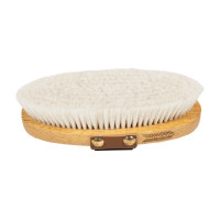 Brosse douce à poils doux small Grooming Deluxe Naturel Marron