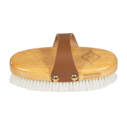Zachte borstel met zachte haren small Grooming Deluxe Natuurlijk Bruin