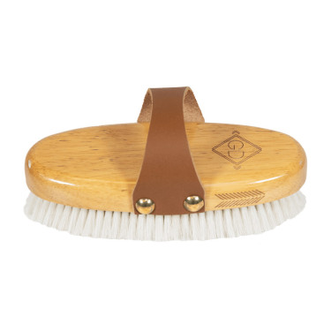 Zachte borstel met zachte haren small Grooming Deluxe Natuurlijk Bruin