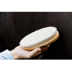 Brosse douce à poils doux small Grooming Deluxe Naturel Marron Brosse douce à poils doux small Grooming Deluxe Naturel Marron