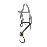 Gevlochten kruisneusriem New English Collection Dy'on Zwart