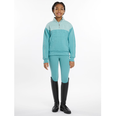 LeMieux trui met rits, Kate Young Rider kwart model Lagune Blauw