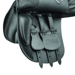 Veelzijdig zadel Bates leer Heritage Zwart Veelzijdig zadel Bates leer Heritage Zwart