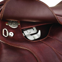 Combinatiezadel Bates Plus Luxe leder Bruin
