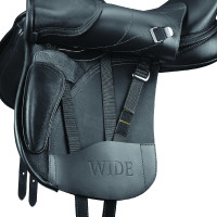 Bates Wide veelzijdigheidszadel leer Heritage Bruin Bates Wide veelzijdigheidszadel leer Heritage Bruin
