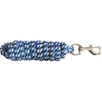Longe attache tricolore Marine / roi / blanc Bleu
