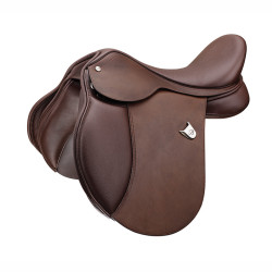 Selle mixte Bates Poney cuir Heritage Marron