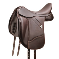 Selle dressage Bates Plus cuir Luxe Marron Selle dressage Bates Plus cuir Luxe Marron