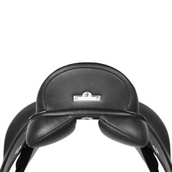 Bates Luxe leren dressuurzadel Plus Zwart