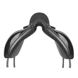 Selle dressage Bates Wide cuir Heritage Noir Selle dressage Bates Wide cuir Heritage Noir