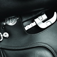 Selle dressage Bates Poney Noir Selle dressage Bates Poney Noir