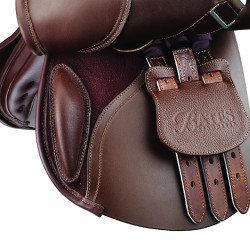 Zadel Bates pony Elevation Plus Havana Bruin