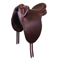Zadel Bates Kimberley Stock leer Heritage Bruin