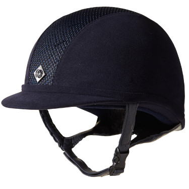 Charles Owen AYR8 Plus Micro-suede Helm Marine Marineblauw Charles Owen AYR8 Plus Micro-suede Helm Marine Marineblauw