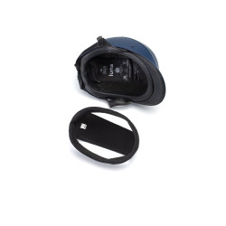 Casque Charles Owen Luna Marine / brillant